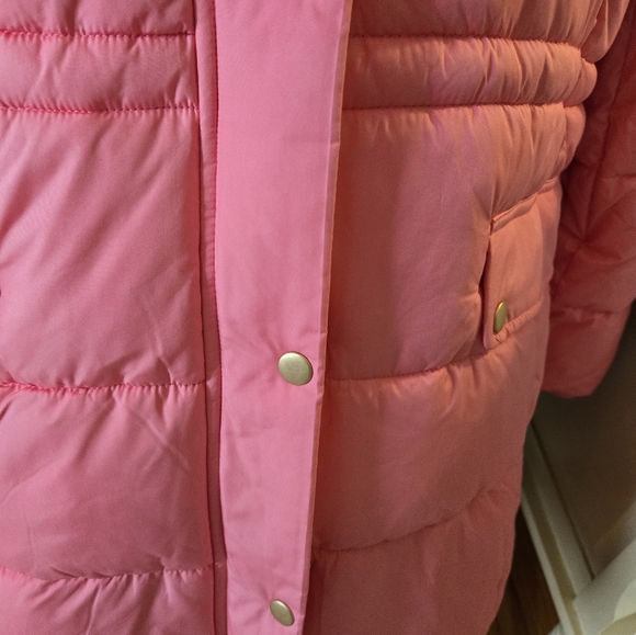 Stylish Warm Pink Talbot's Winter Coat - Picture 7 of 16
